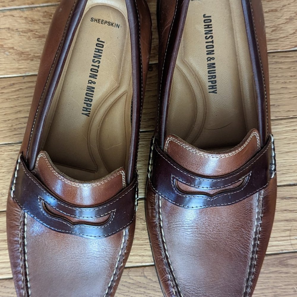 Johnston & Murphy Sheepskin Loafers